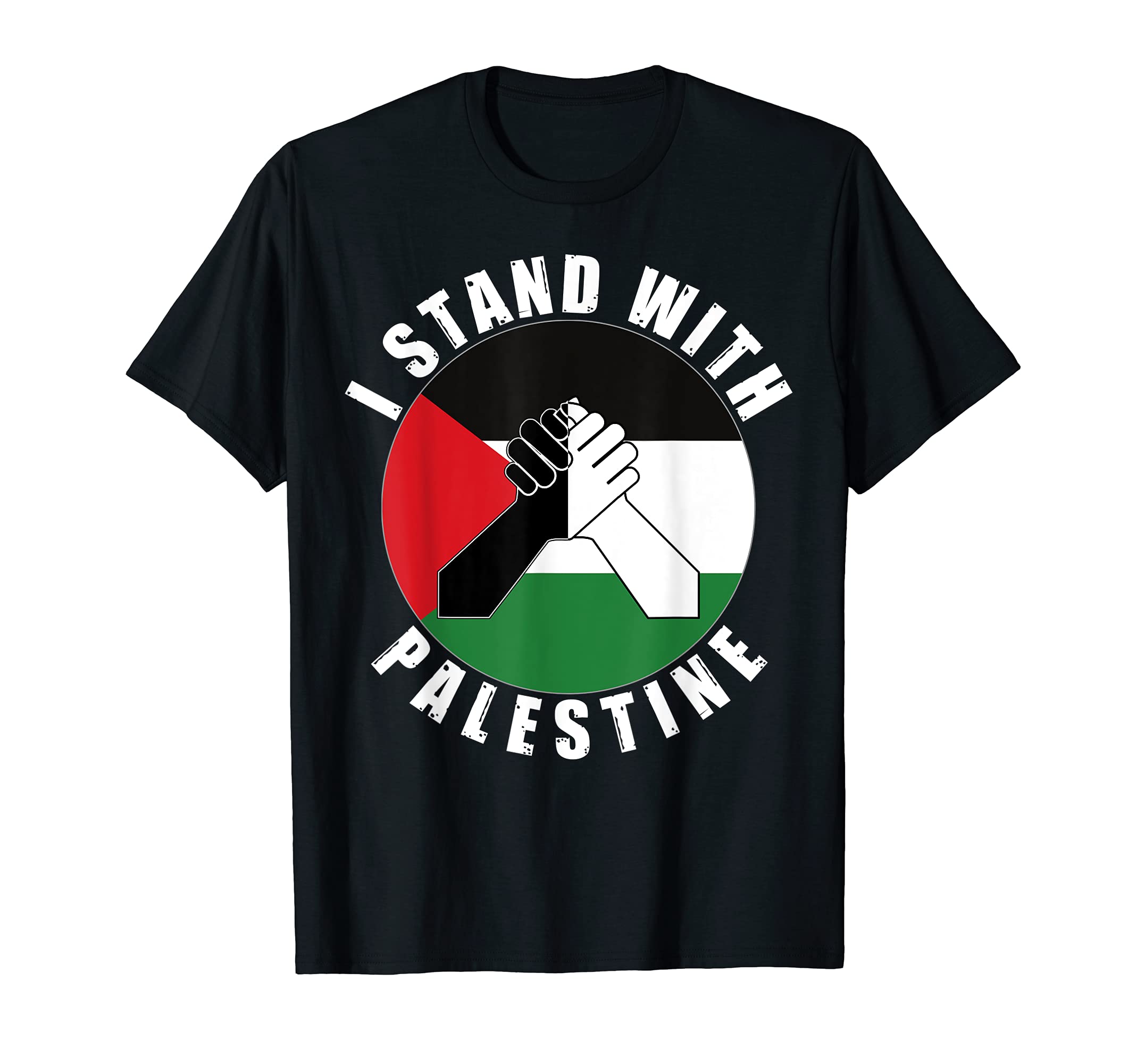 Stand With Palestine Free Palestine United Supporters Flag T-Shirt