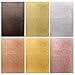 6 Metallic Colors PVC Leather Shiny Pearly Litchi Pattern Solid Color Fabric Faux Leather Sheets for Earrings Bows Jewelry DIY Craft Making (8