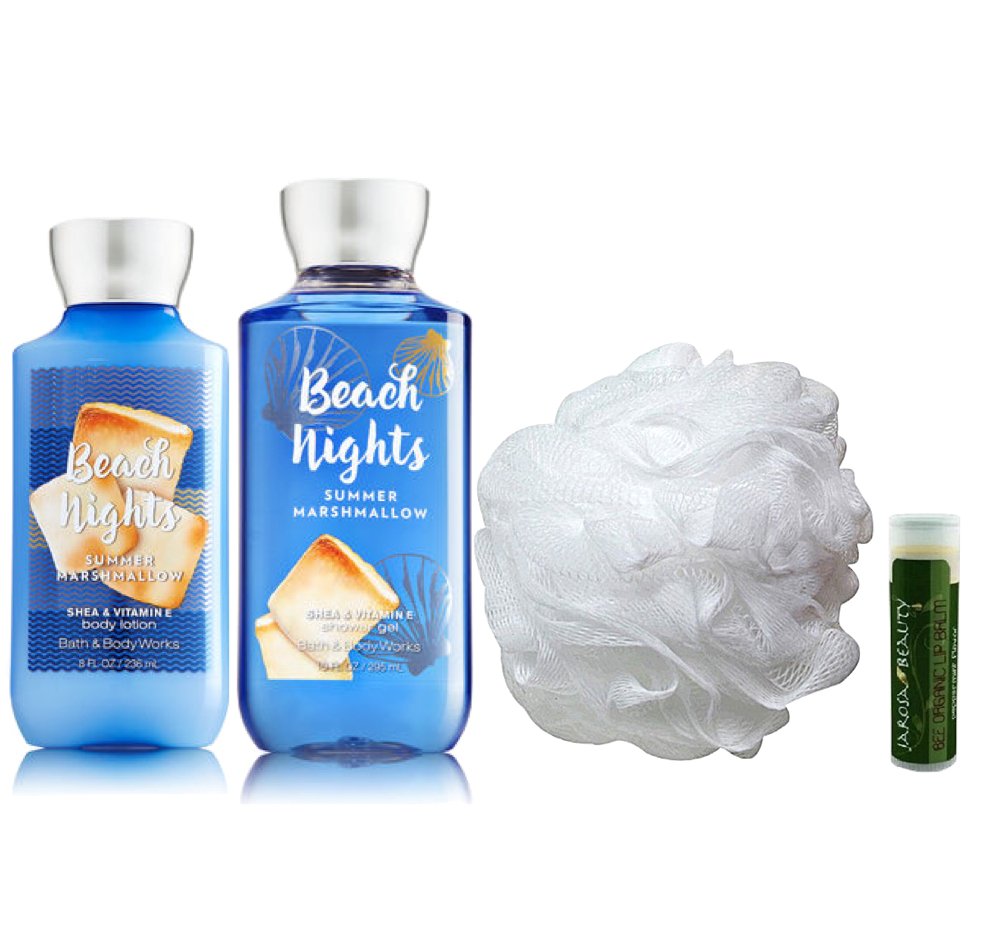 Amazoncom Beach Nights Bath Body Works 4 Piece Set Of