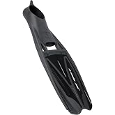 Scubapro Jet Sport Scuba Diving Fin for Snorkeling and Swimming, Full-Foot, Black, XS
