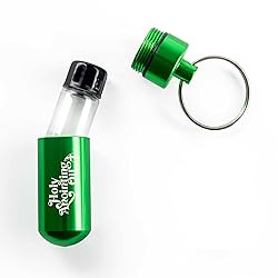 Anointing Oil Bottle Accessory Kit, Green Keychain