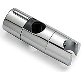 OFFO Shower Head Holder, Adjustable 0.75-1.00 in(19-25 mm) Diameter Hand Shower Holder Bracket for Slide Bar, Detachable Slid