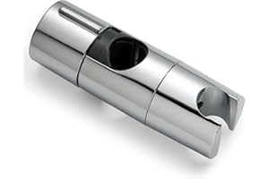 OFFO Shower Head Holder, Adjustable 19-25 mm(0.75-1.00 in) Diameter Hand Shower Holder Bracket for Slide Bar,Detachable Slide