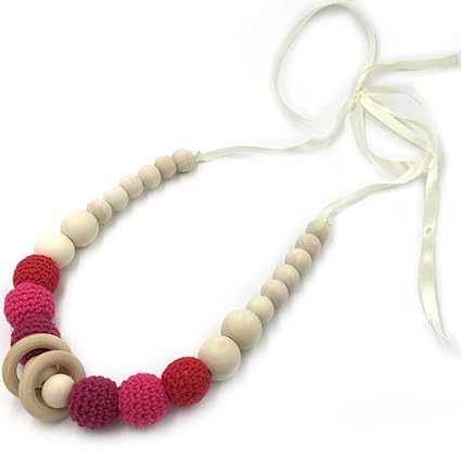 baby teether necklace for mom