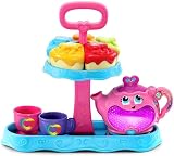 LeapFrog Musical Rainbow Tea Set Learning Toy 80 Songs Lights Shape Sorter view 3