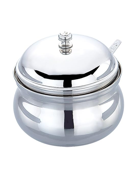 Buy Expresso® Ghee Pot, Oil Container Or Ghee Dani with Spoon Premium