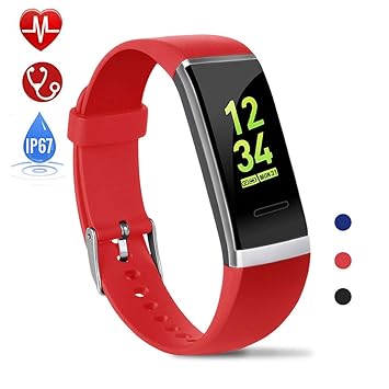 Fitness Tracker Activity Tracker Reloj con monitor de ritmo ...