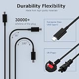 VUOHOEG 65W USB C Laptop Charger for HP Spectre Elite x360 ProBook Envy view 3