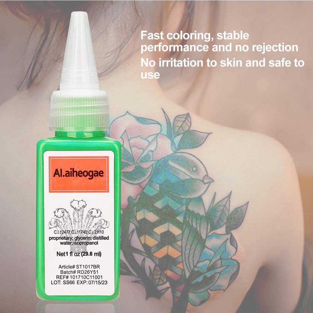 Skin Rejecting Tattoo Ink