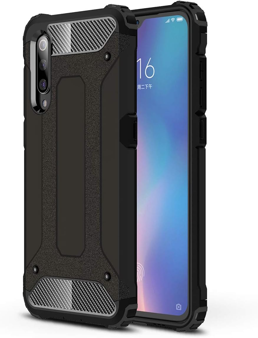DYIGO Case Compatible with Huawei Y9s,Solid and durable protective cover Four-corner airbag drop-proof mobile phone case(black)