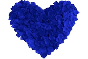 Neo LOONS 1000 Pcs Artificial Silk Rose Petals Decoration Wedding Party Color Sapphire Blue