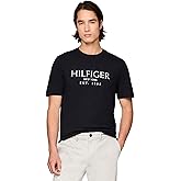 Tommy Hilfiger Mens Short Sleeve Cotton Graphic T-Shirts with Logo, Also Available in Big & Tall
