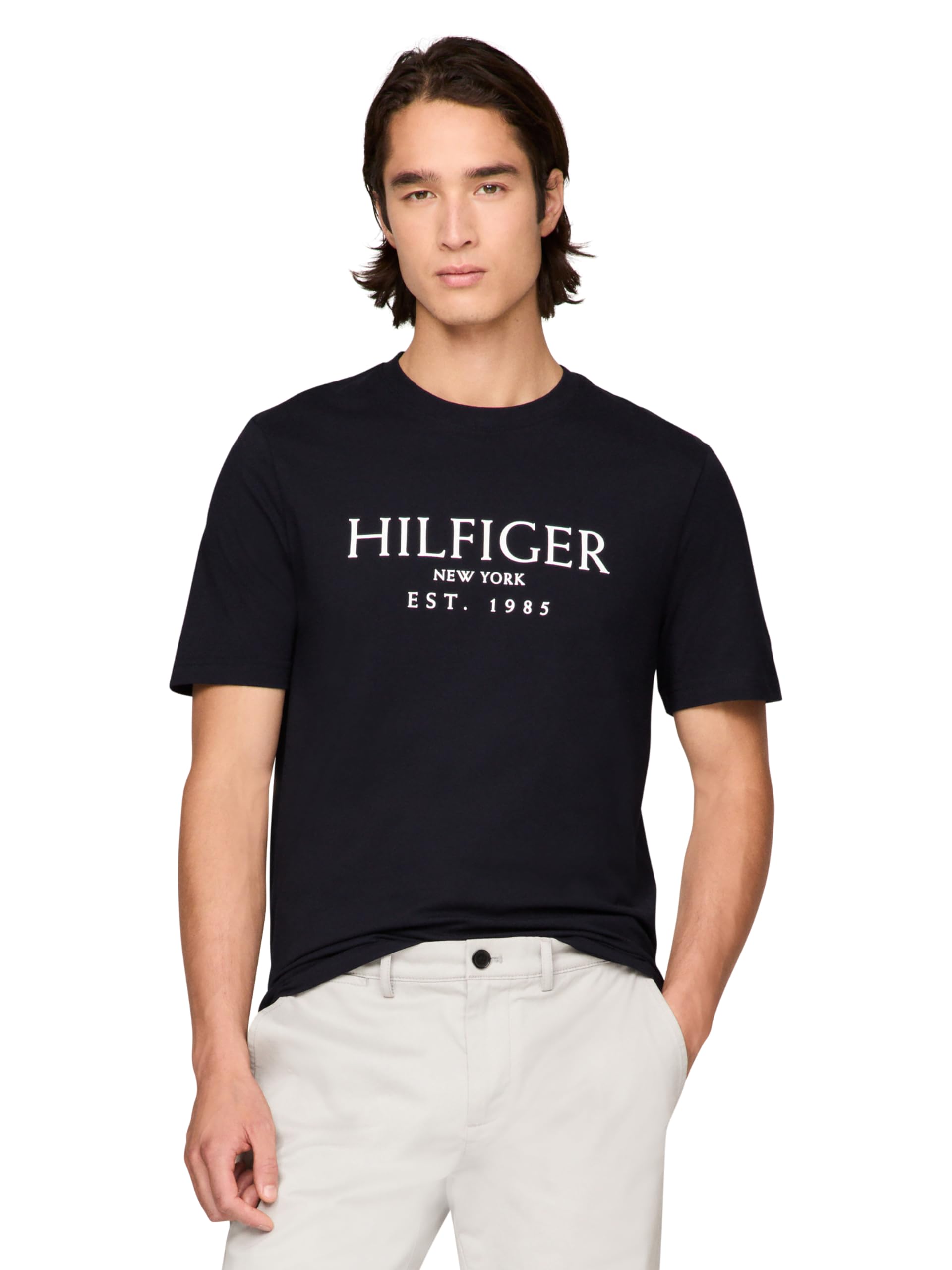 Tommy Hilfiger Men’s Big Hilfiger Logo Tee