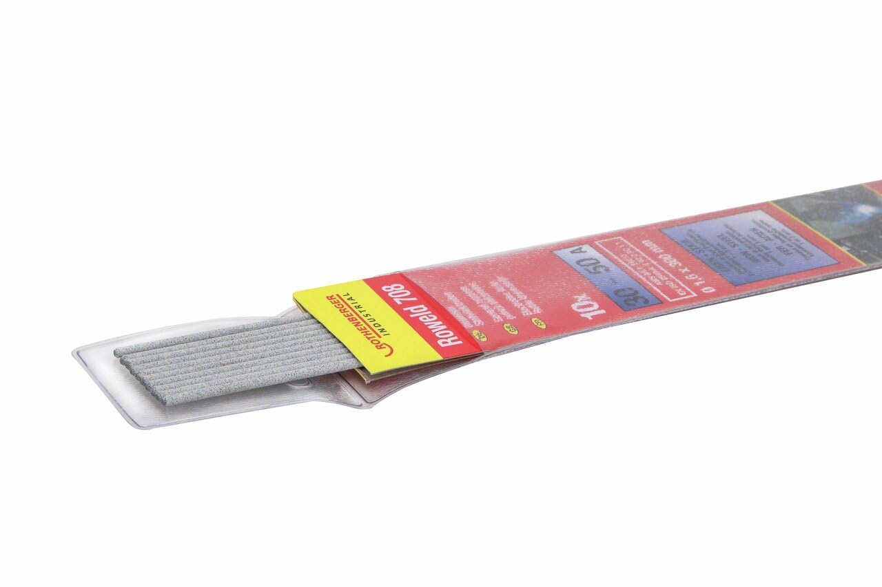ROTHENBERGER Industrial Rod Electrode Made of Steel Rutile, Roweld 708, Ø 1.5 x Length: 300 mm, 10 Pieces — image 1