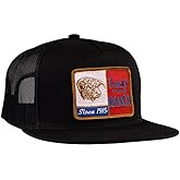 Lazy J Ranch Black Gold Texas Ranch Gold Patch Classic Five Panel Trucker Hat - Adjustable Unisex Country Hats, Western Hats for Men