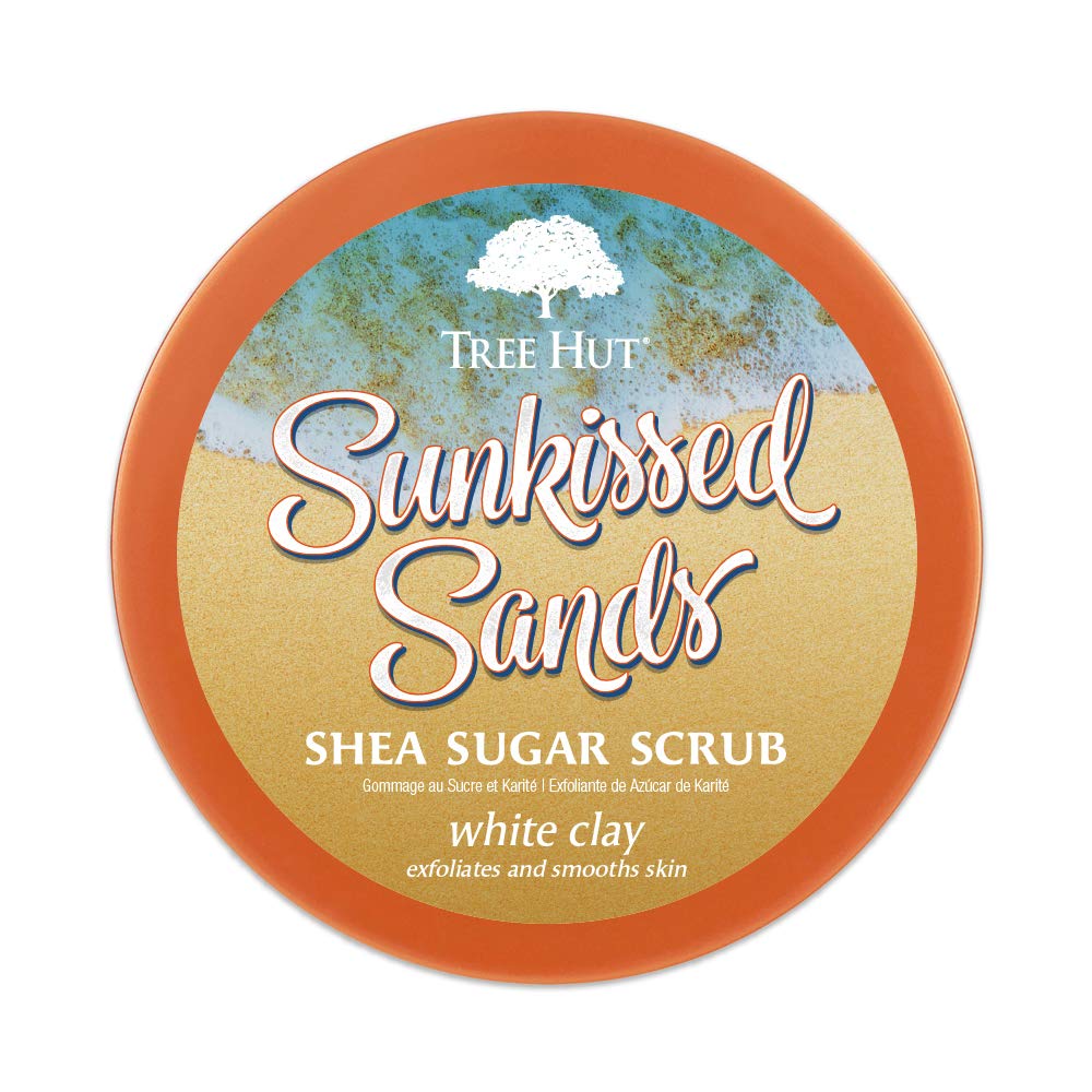 Tree Hut Shea Sugar Scrub Sunkissed Sands, 18oz, Ultra Hydrating & Exfoliating Scrub for Nourishing Essential Body Care : Beauty