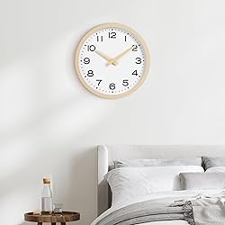 AKCISOT Wall Clock,Boho Kitchen 10 Inch Wall Clocks