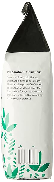 AMAZON BRAND – HAPPY BELLY COLOMBIAN GROUND COFFEE, MEDIUM ROAST, 2 POUND (PACK OF 1)