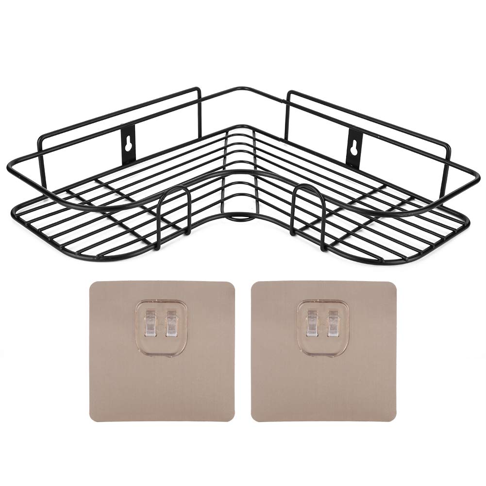 Corner Shelf, Bathroom Stand Shelf L-Shape Multipurpose Wall Mounted Bath Shelf Corner Floating Shelf, Shower Caddy Toilet for Bathroom