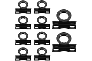 (Pack of 10) EFIELD Metal Made Pipe Stay Hanger for 1/2 Inch IP Standard Pipe or 3/4 Inch Copper, CPVC & PEX Pipes - Universa