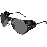 OSSAT Polarized sunglasses with side shields cowhide wind proof sunshade Classic Mountain Fishing eyewear