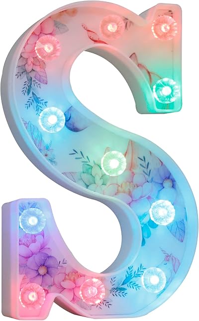 Vimlits Unicorn LED Letter Lights 18 Color Change Remote Night Light Wall/Table