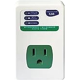 Emerand Electronic Voltage Protector(Surge Protector) Household Appliance Voltage Protection OverVoltage and UnderVoltage Protection Socket Surge Protector for Refrigerator E39-120V