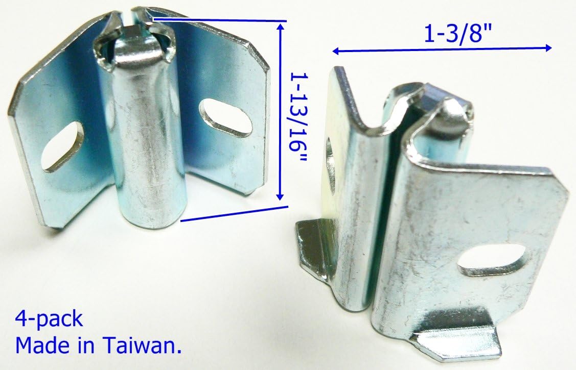 Oajen Caster Socket for 7/16" Diameter Grip Ring stem, Welding Inside Corner, 4-Pack