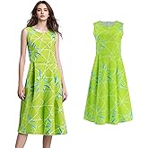 EDAUWAE Joy Costume Women Inside Disgust Costume Out 2 Cosplay Dress Halloween Yellow Green Dance Running Activewear Dress