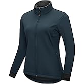 33,000ft Women's Waterproof Fleece Running Jacket Zip Up Athletic Winter Cold Weather Workout Cycling Track Jackets
