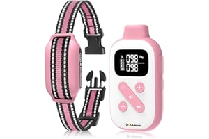 DOGLinsen No Shock Dog Training Collar with Remote 2800Ft, Vibrating Dog Collar No Shock, Vibration Collar for Small Medium L