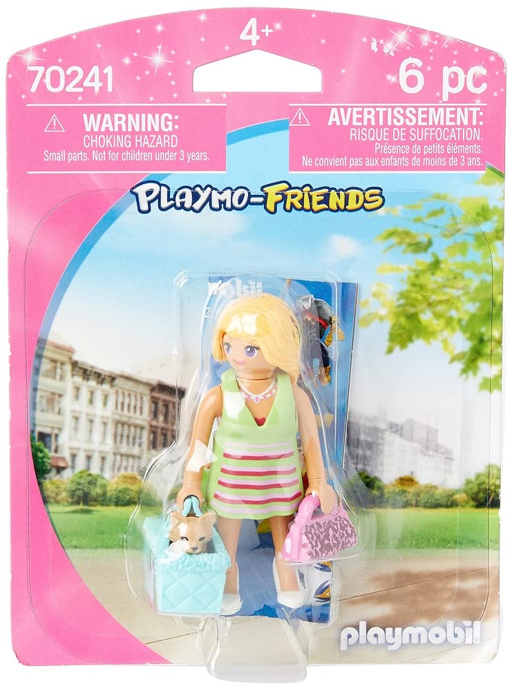 Playmobil 70241 Playmo-Friends Woman with Puppy, Fun Imaginative Role-Play, PlaySets Suitable for Children Ages 4+