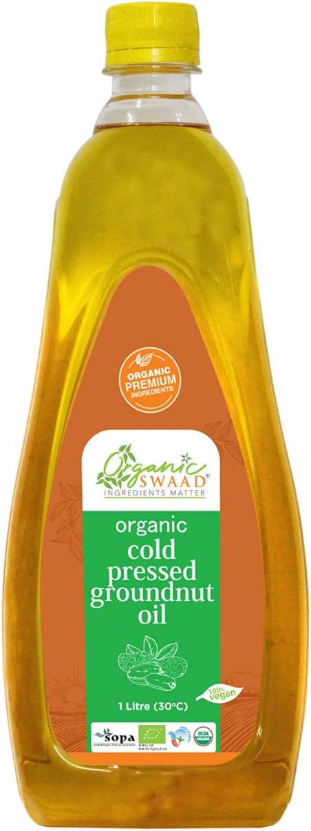 Organic Cold Pressed Groundnut Oil 1 Litre