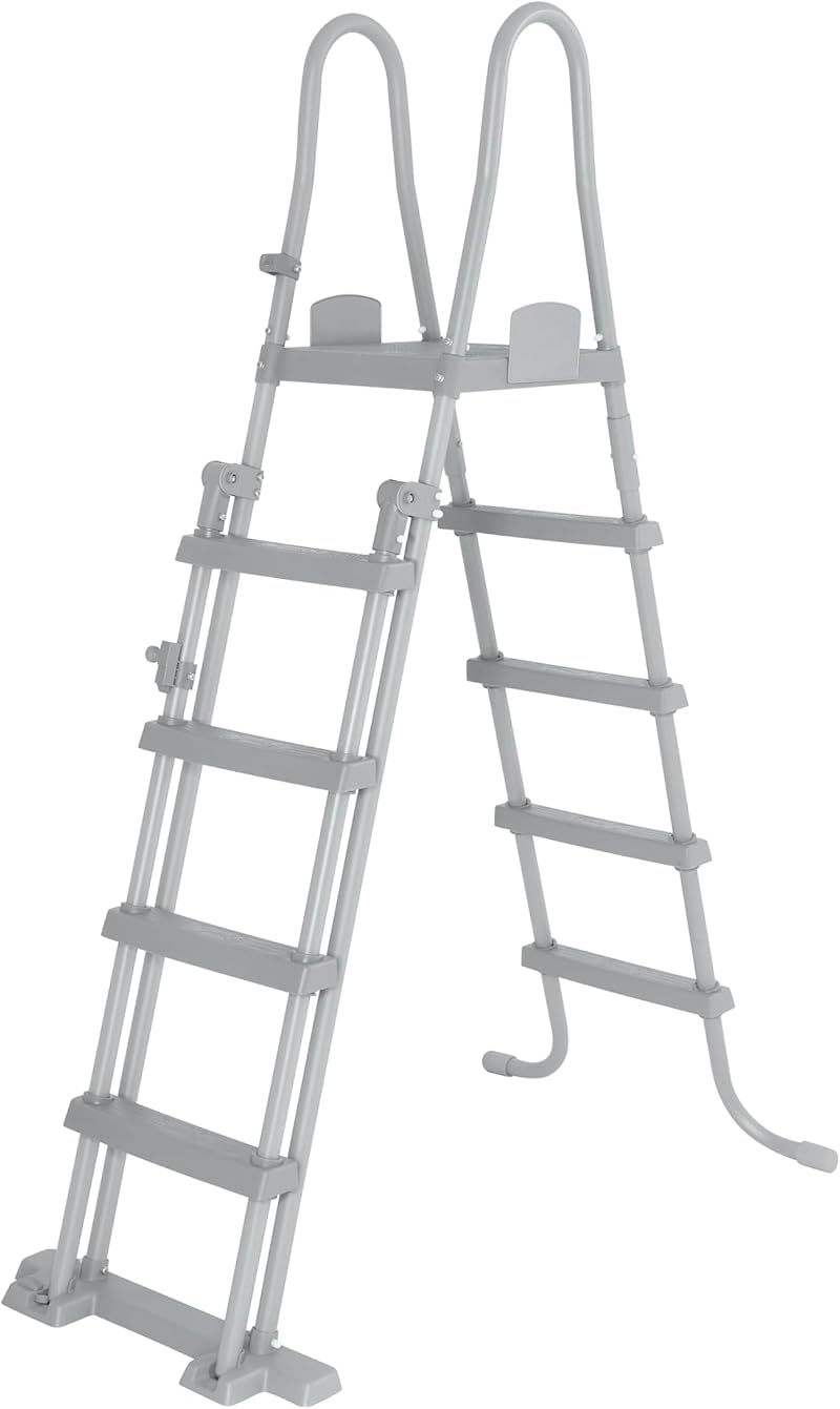 Bestway Flip & Lock Above Ground Pool Ladder 1.32m Safety Access