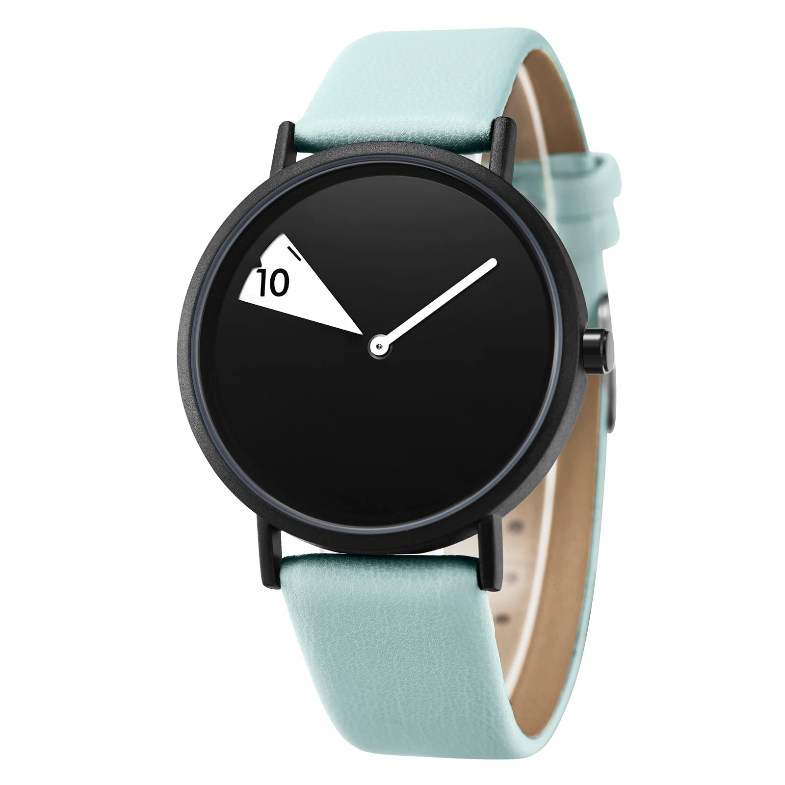 SHENGKE Creative Ladies Watche Ultra-Thin Leather Strap Fashion Quartz Minimalist Women Watch Waterproof Green