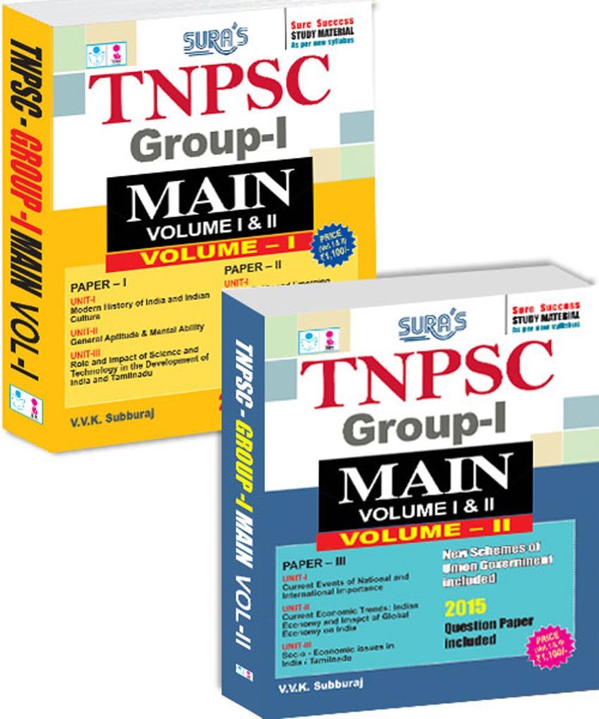 Buy Tnpsc Group 1 Main Volume I Ii Study Exam Books In English Book Online At Low Prices In India Tnpsc Group 1 Main Volume I Ii Study Exam