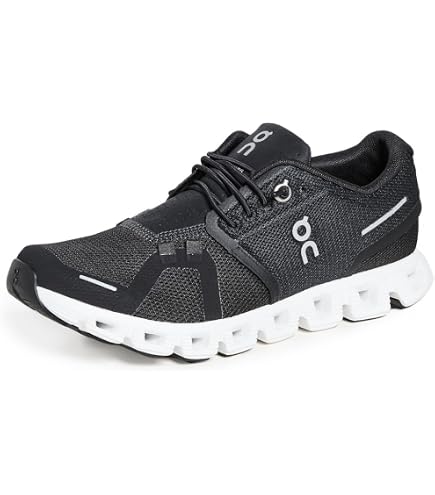 Amazon.com | On Men's Cloud 5 Sneakers, Black/White, 8 Medium US