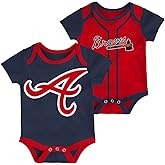 Outerstuff MLB Newborn & Infant Double 2 Pack Creeper Onesie Set - (0-24 Months)