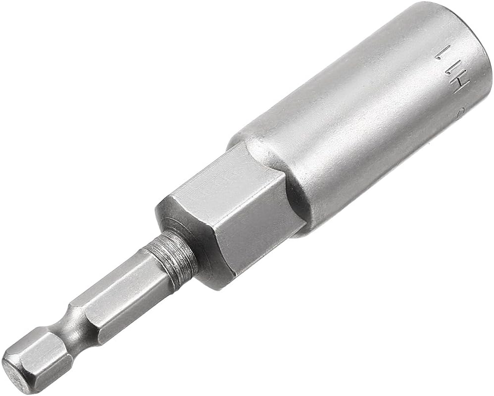 Sourcingmap 3 Pcs 1/4" Quick-Change Hex Shank 11mm Nut Setter Driver Drill Bit, 80mm Length, Metric No-Magnetic - Image 3