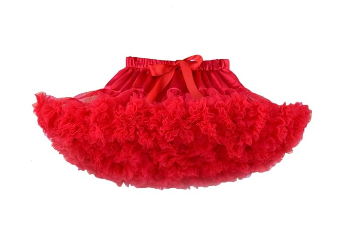 Mädchen überlagerte Rüsche-Tulle-Ballett-Ballettröckchen-Rock 0-10T