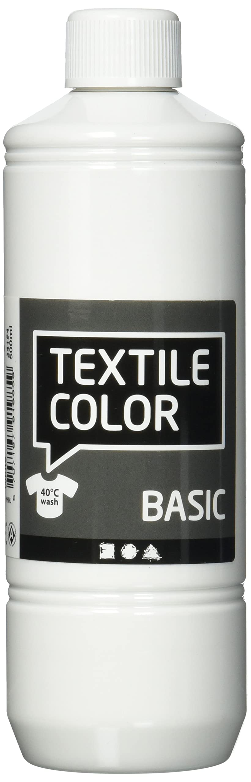 Textile Paint, White, 500ml