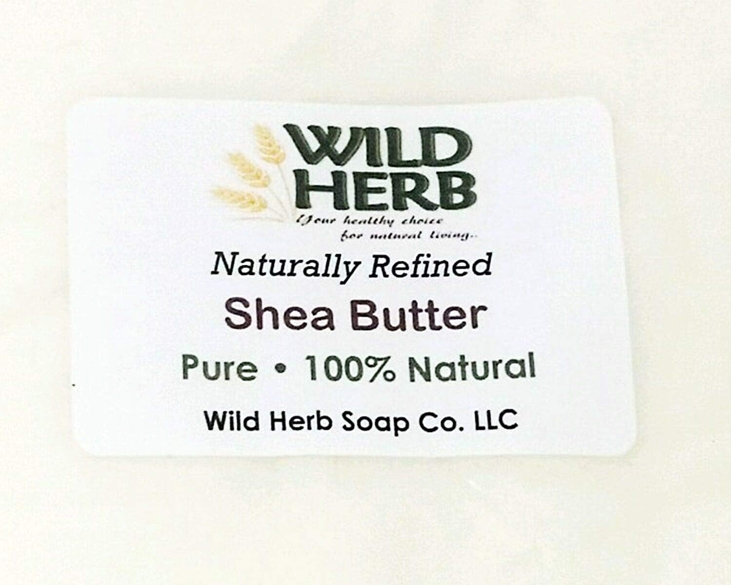 Wild Herb Refined Shea Butter sourced from a USDA and ISO 9001 Certified Organic Supplier