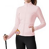 B&GCozy Girls Fleece Warm Jacket Full Zip Comfortable Athletic Coat for Yoga Riding with Pocket 6-15 Years