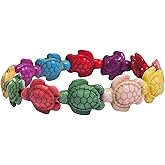 BlueRica Multicolor Sea Turtle Stretch Bracelet
