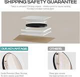 Amazing Tour 50cm Round Mirror Brushed Frame Wall Mounted Bathroom Mirror view 7