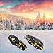 OuterStar Ice & Snow Grips Over Shoe/Boot Traction Cleat Rubber Spikes Anti Slip 10-Stud Crampons Slip-on Stretch Footwear S/M/L/X-L(Extra 10 Studs)
