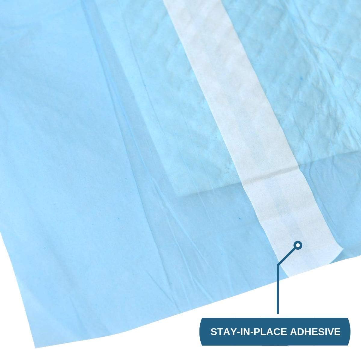 Ultra Absorbent Disposable Bed Pads with Adhesive - 36 x 36 - Extra Thick Underpads for Bedwetting, Incontinence, Furniture, Pets, More - 40 Pack: Health & Personal Care