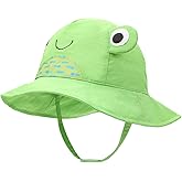 Azue Baby Sun Hat Toddler Summer Hat UPF 50+ Bucket Hat Baby Boy UV Sun Protection Hats Kids Beach Outdoor Play Hat