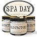 Old Factory Scented Candles - Spa Day - Decorative Aromatherapy - Handmade in The USA with Only The Best Fragrance Oils - 3 x 4-Ounce Soy Candles