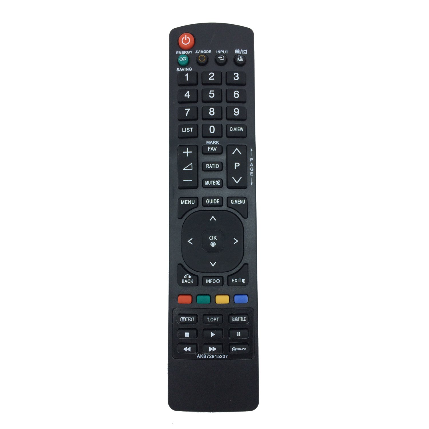 Vinabty Replacement Remote Control AKB72915207 fit for LG 32LV250 37LD320 42LD320 52ld550 55le5300 60ld550 RM-L915W 19LD350 19LD350C 19LE3300 22LD350 22LD350C 22LE3300 26LD350 26LE3300 26LE5000 32LD350